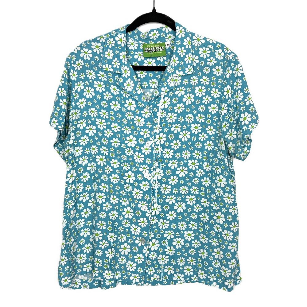 Big Bud Press Blue Floral Blouse